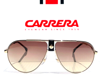 New CARRERA Shiny Gold Havana Brown Gradient Lens Sunglass  display picture 1