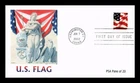 DR JIM STAMPS US COVER AMERICAN FLAG FIRST CLASS RATE FIRST DAY ISSUE FLEETWOOD
