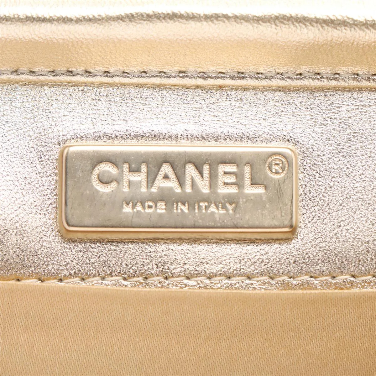 Chanel Coco Mark Lambskin Chain Shoulder Bag Gold Gold Metal Fittings 2XXXXXX thumbnail 7