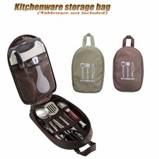 Outdoor Cookware Bag Camping Storage Bag Portable Travel Utensil Bag Picnic