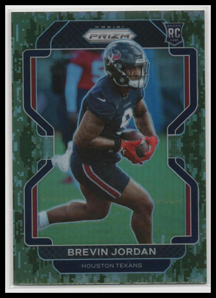 2021 Panini Prizm #417 Brevin Jordan Forest Camo #/15