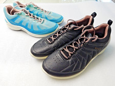 Ecco Womens Biom Running Shoes Sneakers Black Blue Size EU 39  2 Pairs 