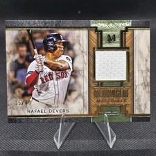 2025 Topps Museum Rafael Devers /49 Meaningful Material Game Used Red Sox SP