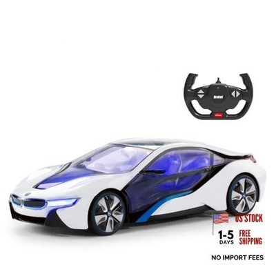 BMW Toy Car, RC Cars BMW Remote Control Car for Kids, Interior Lights, 1/14 i8
