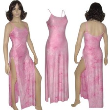 Lot of 7 Inspiration Adult Medium Dance Costume Pink Tie Dye Column Style Dress