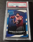 2017 PANINI DONRUSS PATRICK MAHOMES II RC PSA 9 MINT