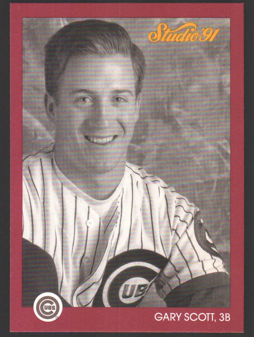 1991 Donruss Studio  #159 - Gary Scott RC - Chicago Cubs   91-953