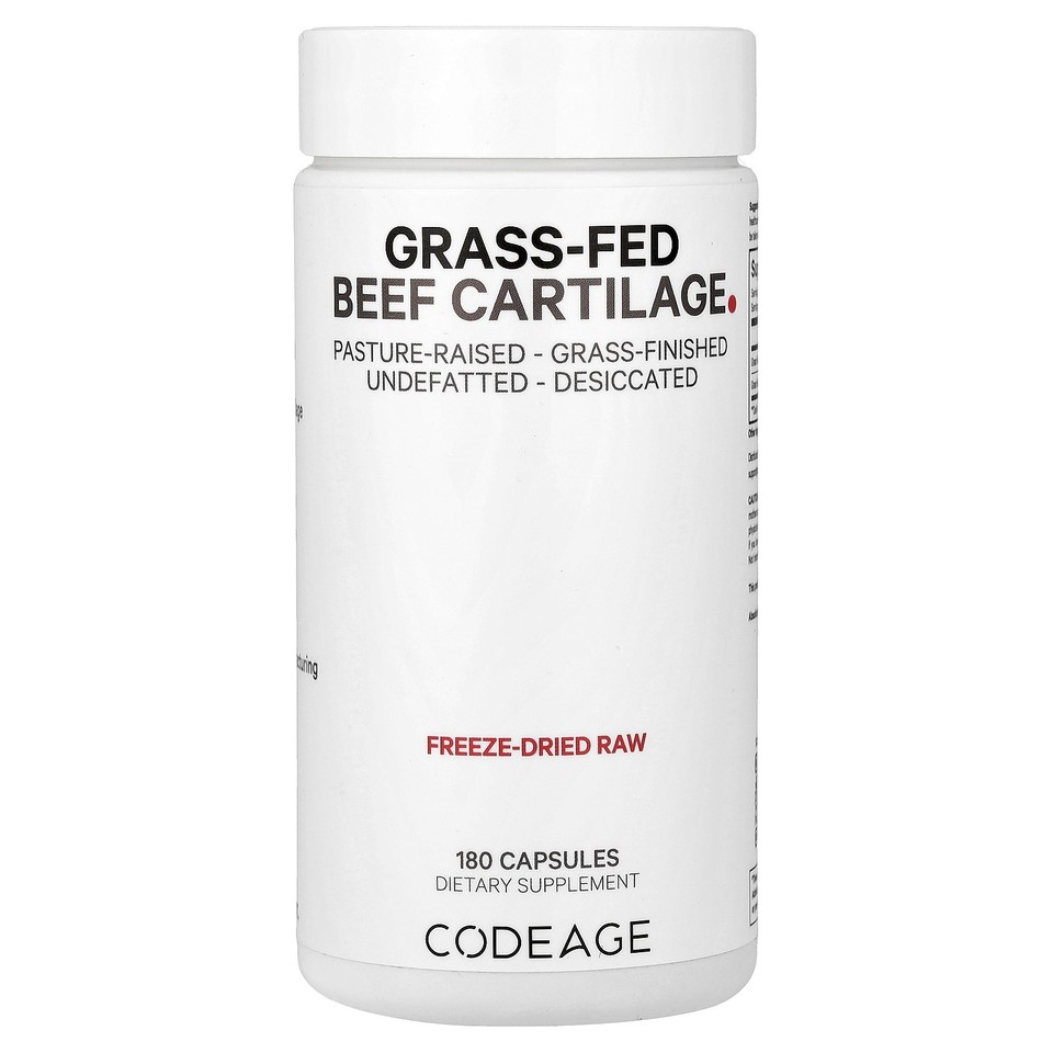 Grass-Fed Beef Cartilage, 180 Capsules