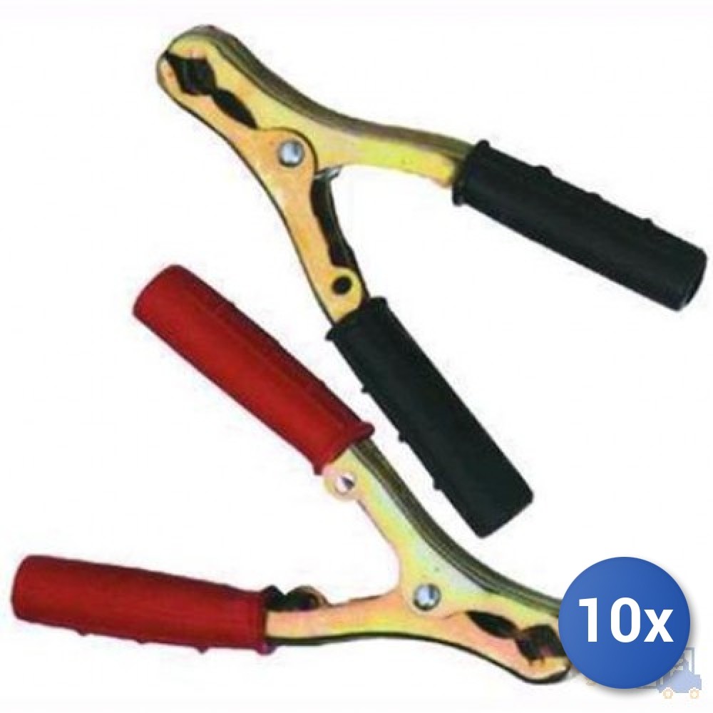 10x Pinza Ramata Maurer 400A B1 150mm - Set Professionale Rosso/Nero