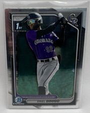 2024 Bowman Chrome Prospect 1st RC Eriel Dihigo Colorado Rockies #BCP-200