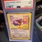 1999 Pokémon Jungle Eevee 1st Edition #51 PSA 9 Mint WOTC Vintage