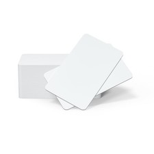 Blank PVC Cards 20 Pcs CR80 30 Mil White Plastic ID Badge Graphic Quality Photo