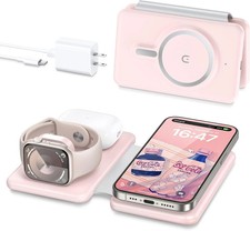 3 in 1 Wireless Charging Station for iPhone 17 16 15 14 13 12 Pro Max Plus - Fol