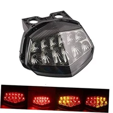  Motorcycle Tail Light Turn Signal LED Integrated Blinker Compatible with EX250