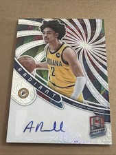2022-23 Panini Spectra Andrew Nembhard Radiant Signatures Mojo Prizm /25 RC Auto