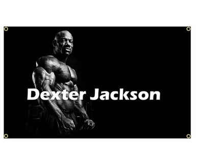 3x5 ft DEXTER JACKSON TAPESTRY Body Building Banner Fitness Workout Gym Flag