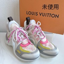 LOUIS VUITTON LV Arclight Line Sneakers Platform Monogram 38 From Japan