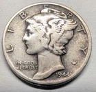 1944-D Mercury Dime 90% Silver.
