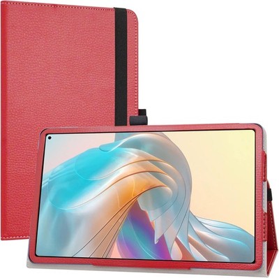 TABLET-HÜLLE FÜR CHUWI HIPAD PRO 10,8'''' ÖKO-LEDER ROT MIT STAND