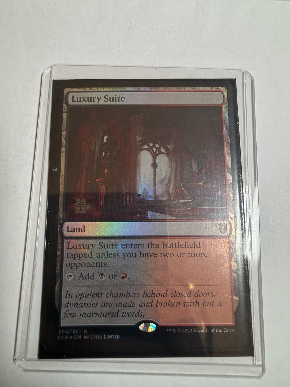Luxury Suite Commander Legends: Battle for Baldur's Gate Prerelease Foil MTG