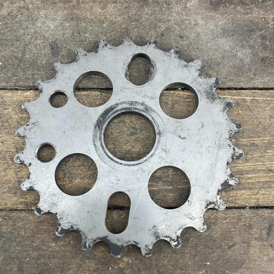 Plato piñón RNC 25T BMX no ferroso posiblemente titanio 85 g vieja escuela Foto 4 de 4