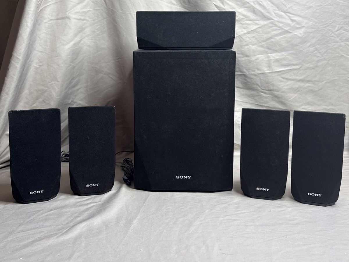 Sony SS-WSB122 Home Theater Sub 2 Front -2 Surround -Center