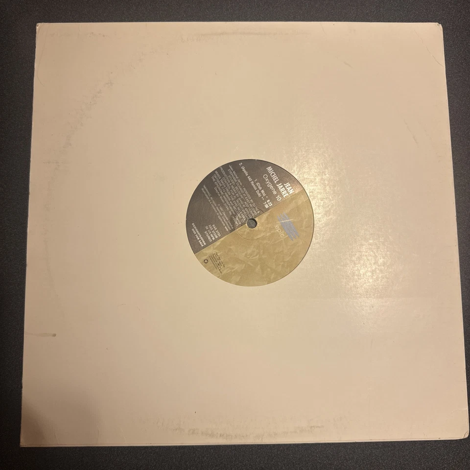 1997 JEAN MICHEL JARRE Oxygene 10 US Promo 12" Epic 3723 Trance Electronic VG+ - Image 2 of 4