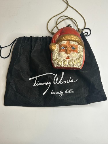 Handmade Timmy Woods Beverly Hills Santa Claus Bag - Holiday Collectible