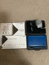 Nintendo DSi XL Blue Handheld Console with Charger, Manuals & Pokémon Carry Case