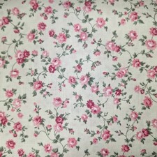 Floral Peter Pan Vintage Pink ROSE 1993 Never Used fabric sold by the yard 
