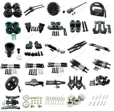 For 1:12 WLtoys 12428 12423 RC Car aluminum alloy metal Upgrade DIY Parts black
