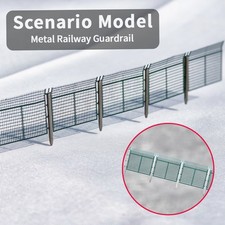 N Scale Diorama Metal Guardrail Fence Model Railway Layout Scene Model Accessory