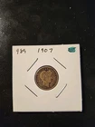 1907 Barber Dime In Very Good Condition