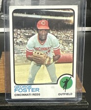 1973 Topps George Foster Cincinnati Reds #399 MLB Baseball Card Set Break