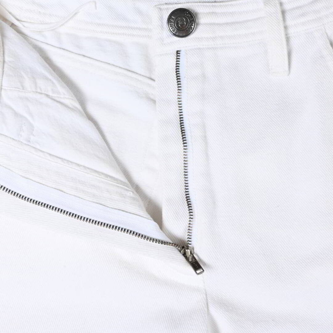 CHANEL Back pocket Coco mark hem button denim pan… - image 5