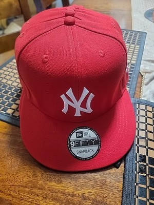 NEW ERA 9FIFTY BASIC SNAPBACK HAT CAP MLB NEW YORK NY YANKEES RED ADULT MEN
