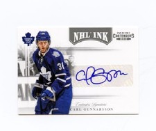 Carl Gunnarsson  NHL INK  Auto  #62    MAPLE LEAFS   2011-12 Panini Contenders