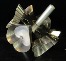 Vintage DRGM West Germany 6 Sided Rotary Rotating Cookie Pastry Cutter