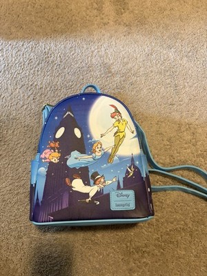 Loungefly Disney Peter Pan Mini Backpack Blue Light 