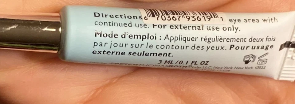 2x Peter Thomas Roth Water Drench Hyaluronic Cloud Hydrating Eye Gel 0.1 oz - Image 4 of 4