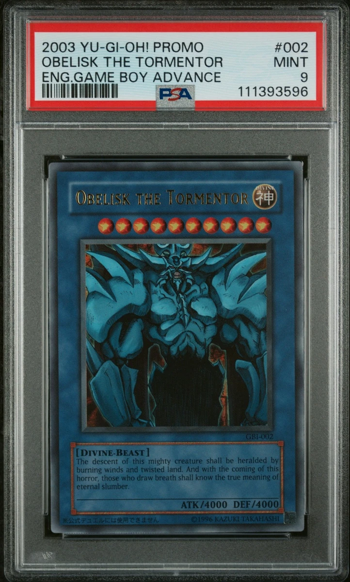 Obelisk The Tormentor Yu-Gi-Oh! TCG Professional Sports