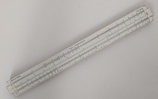 Vintage Wooden Slide Rule By Paull Instruments, Made In The USA, Tight Movement