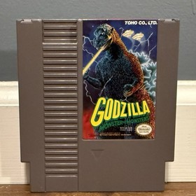 Godzilla: &iexcl;Monstruo de monstruos! Aut&eacute;ntico para Nintendo NES 1989, due&ntilde;o original