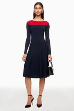 Patney Colorblock Dress Lauren Ralph Lauren Size Xs
