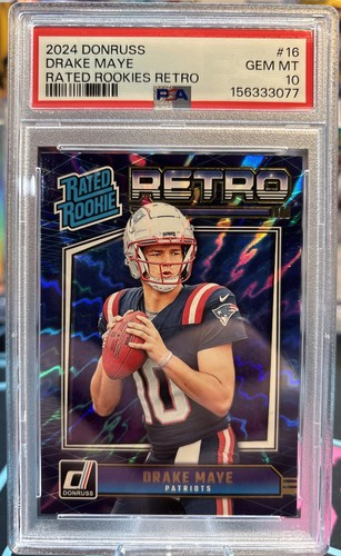 2024 Panini Donruss Optic Downtown! Drake Maye 13