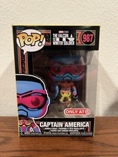 Marvel Avengers Funko Pop! Captain America- Black Light Target Exclusive