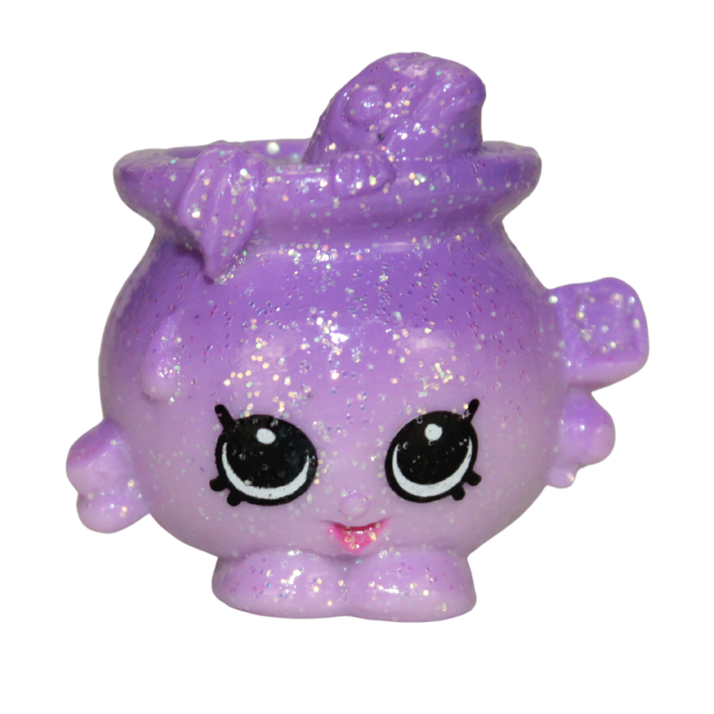 Shopkins Goldie Fish Bowl Petshop #4-087 Season 4 Shimmy Glitter Ultra Rare
