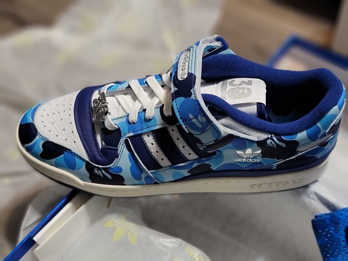 靴 adidas FORUM 84 BAPE LOW 28.5 A BATHING APE® x adidas Originals 
