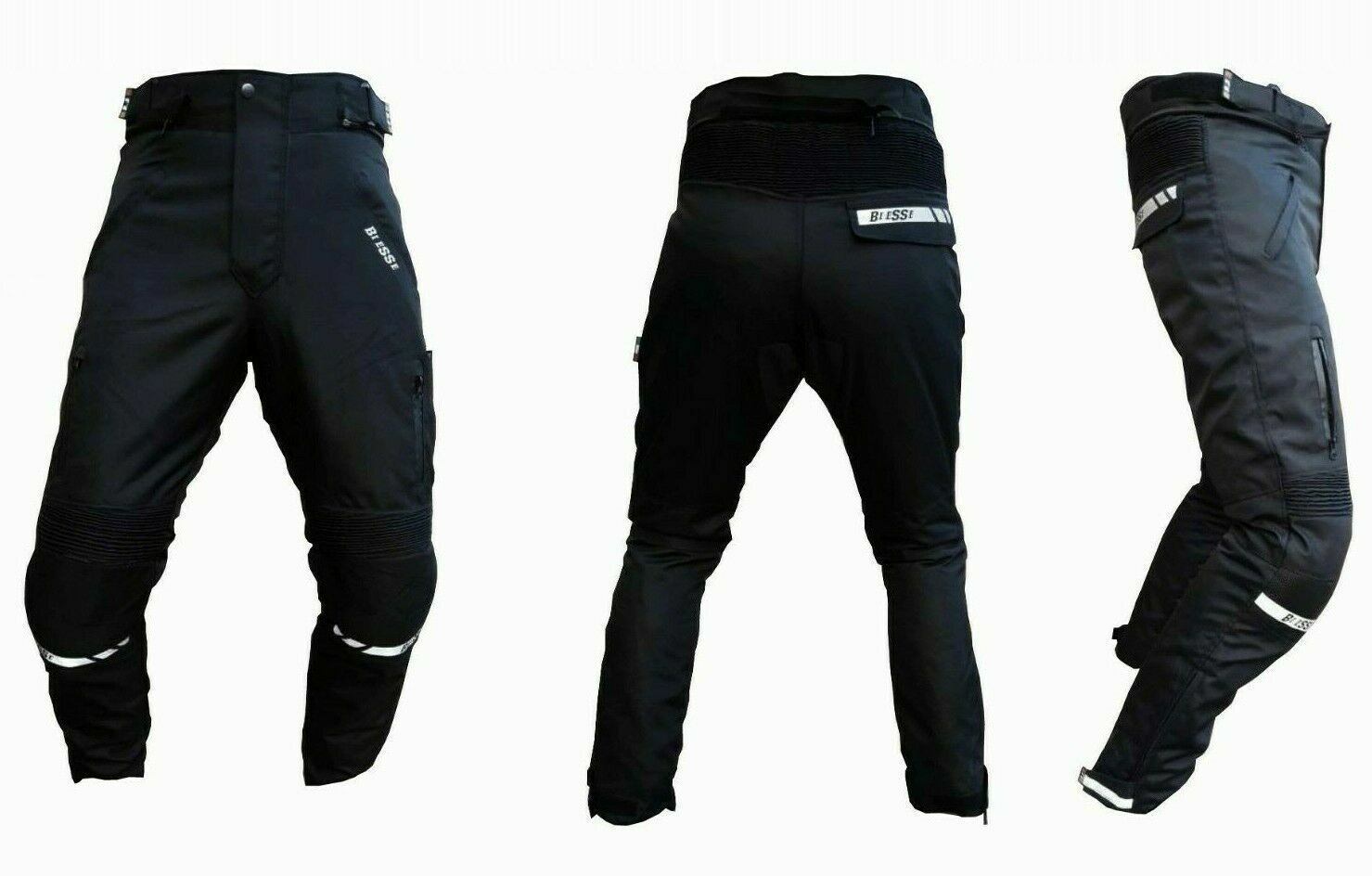 PANTALONI DA PER MOTO IN CORDURA con protezioni S.M L XL 2XL 46 48 50 52 54 56