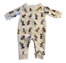 Janie and Jack X Disney Unisex Mickey  Friends French Terry Romper 0-3 months